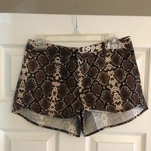 Snakeskin BCBG Maxazria shorts